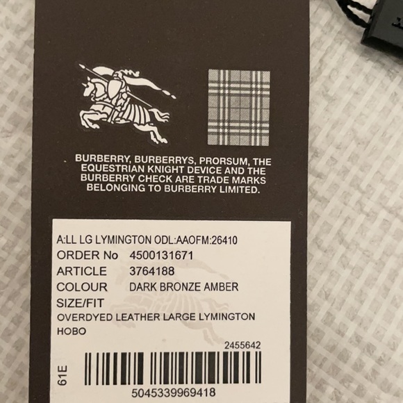 EXTREMELY RARE Burberry tan leather crossbody bag - Picture 3 of 16